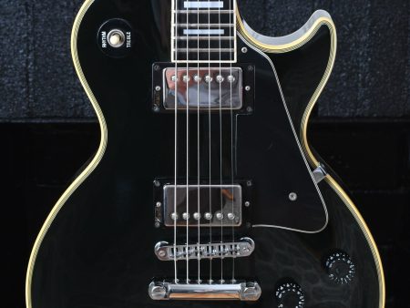 1984 Gibson Les Paul Custom Ebony - Special Order Chrome Hardware Online now