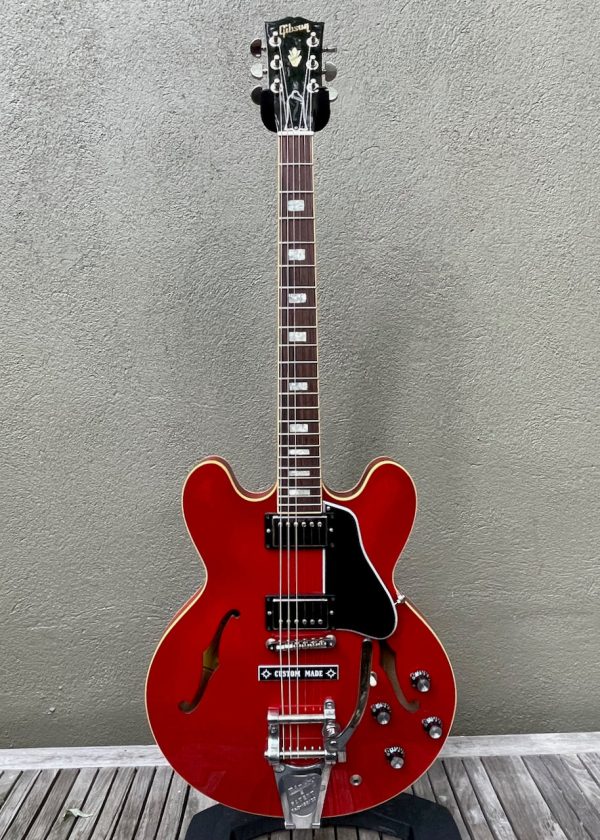 2018 Gibson Memphis ES-335 Traditional  Bigsby B7 Antique Faded Cherry Online Hot Sale