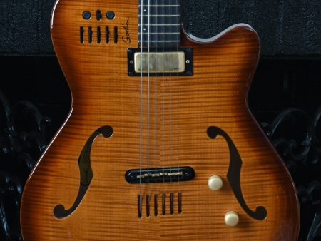 2004 Godin Multiac Jazz SA Lightburst with Roland GR-33 Guitar Synthesizer Online Hot Sale