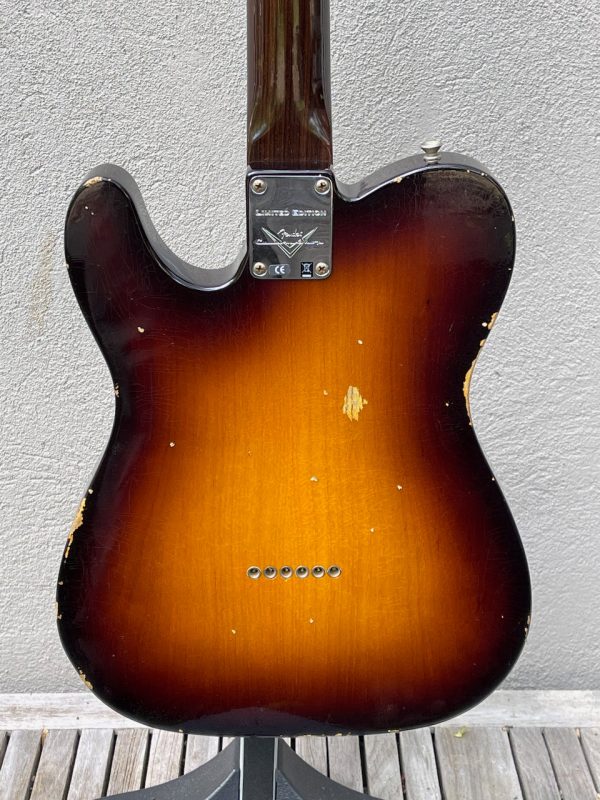 2016 Fender Telecaster Limited 50 s Thinline Relic Chocolate Sunburst Rosewood Neck Online Sale