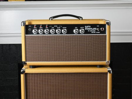 Amplified Nation Dirty Wonderland 50 Watt Head & 1x12 Cabinet Lacquered Tweed Online Hot Sale