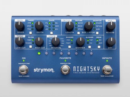 Strymon - Nightsky - Time Warped Reverberator Reverb Pedal Discount