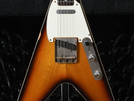 2011 RS Guitarworks Tee Vee Custom Flying V Sunburst Online Sale