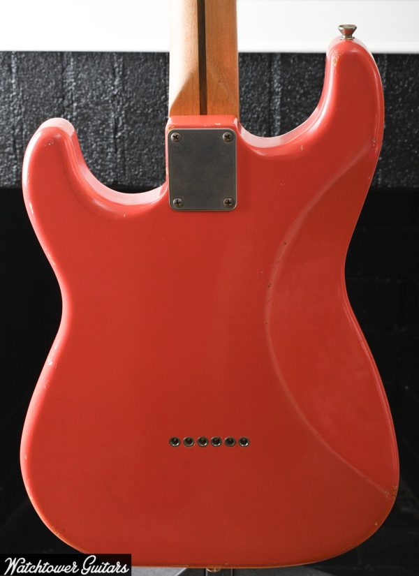 2019 Danocaster Double Cut Hardtail Fiesta Red Supply