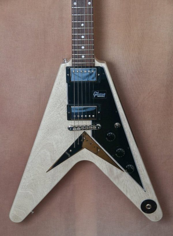 2017 Gibson Custom  59 Flying V TV White OHSC For Discount