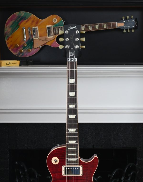 2011 Gibson Custom Shop Alex Lifeson Signed #15 50 Les Paul Axcess Royal Crimson on Sale