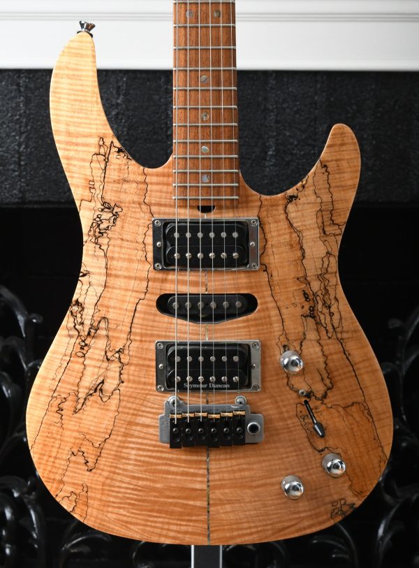 2005 Brian Moore Custom Shop CP90 P Spalted Maple Natural Top Discount