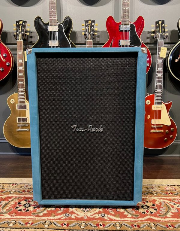 Two Rock Classic Reverb 100 50 Watt Head & 2x12 Set Medium Blue Suede Online