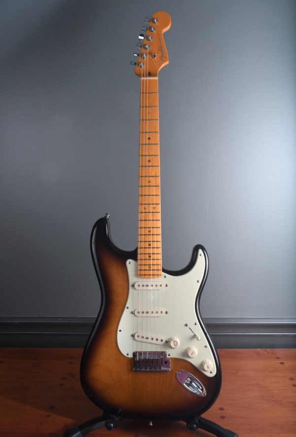 2012 Fender American Deluxe Stratocaster Sunburst & Maple Neck Cheap