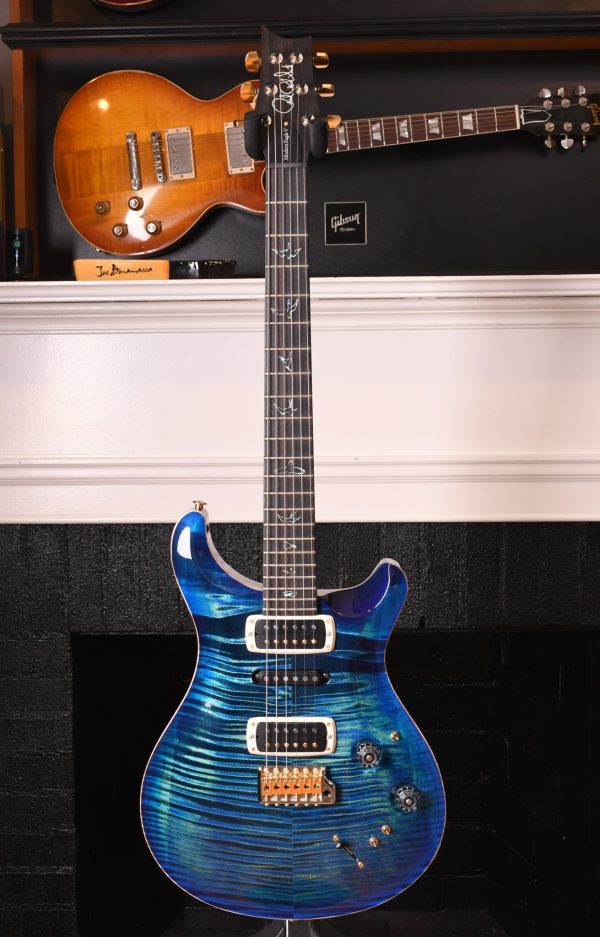 2022 Paul Reed Smith PRS Modern Eagle V *Wood Library* River Blue with Blue Burst Rosewood Neck Online now