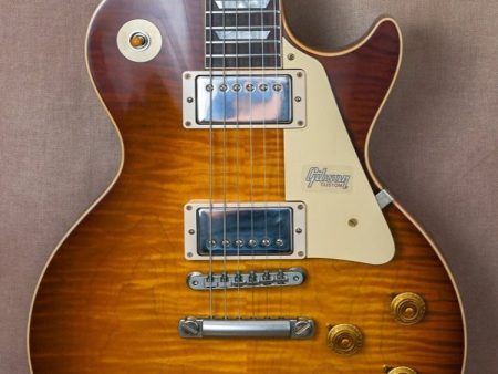 2018 Gibson Les Paul  59 R9 Reissue Flametop Royal Iced Tea OHSC For Discount