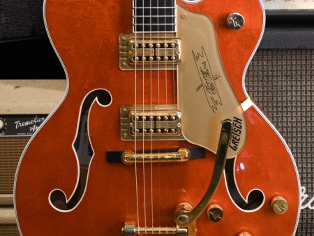 2016 Gretsch G6120T Chet Atkins Players Edition Trans Orange Cheap