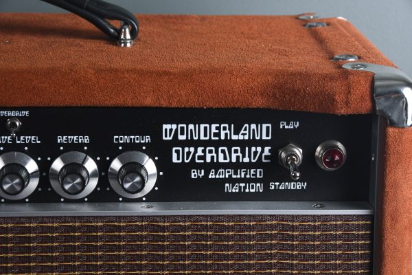 2019 Amplified Nation Wonderland Overdrive 50 Watt Head Tobacco Suede Fashion