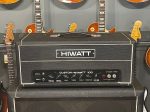 1979 HiWatt Custom 100 & 1973 HiWatt 4x12 Cabinet Black Tolex For Discount