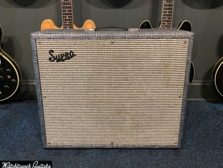 1966 Supro S6420 Thunderbolt 1x15 Combo Fawn Tolex For Cheap