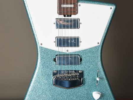 2019 Ernie Ball Music Man BFR St. Vincent Turquoise Crush Ball Family Reserve Online Hot Sale