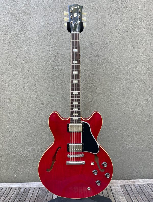 2015 Gibson Memphis 1963 ES-335 Block Vintage Cherry Hot on Sale