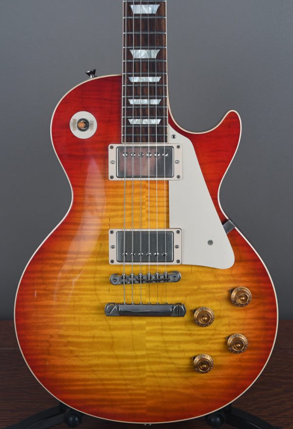 2014 Gibson 1959 Les Paul Standard Reissue R9 Washed Cherry Sunburst OHSC For Sale