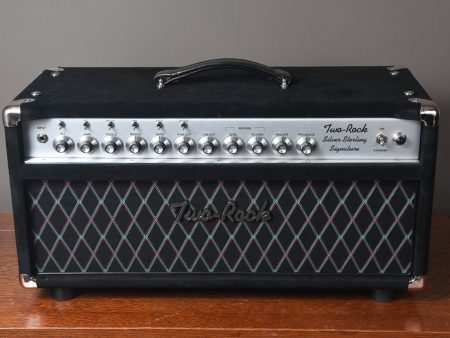 2019 Two Rock Silver Sterling Signature 100 Watt Head Black Suede Vox Grill Supply