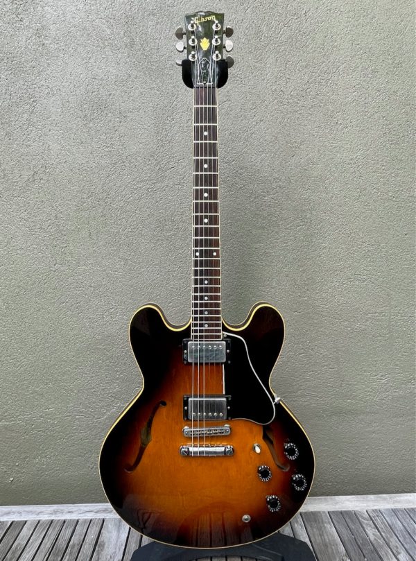 1985 Gibson ES-335 Tim Shaw Humbuckers Sunburst Cheap