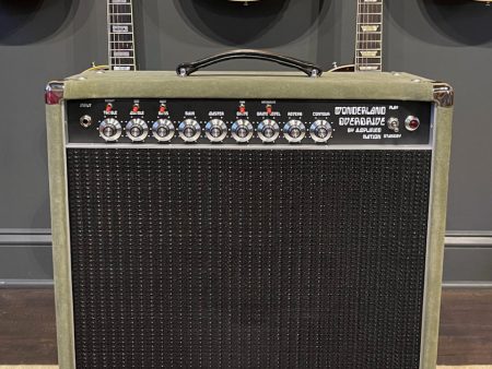 Amplified Nation Wonderland Overdrive V2 50 Watt 1x12 Combo Moss Green Black grill For Discount