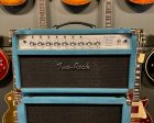 Two Rock Classic Reverb 100 50 Watt Head & 2x12 Set Medium Blue Suede Online