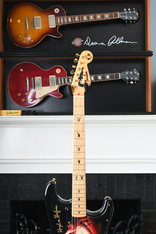 1994 Fender Playboy 40th Ann. Stratocaster Marilyn Monroe Personally Signed by Hugh Hefner For Cheap