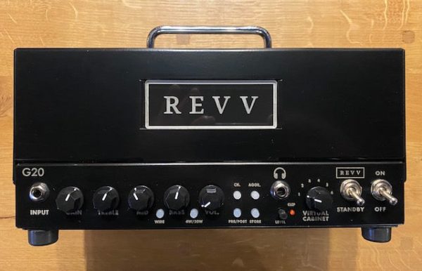 Revv G20 2-channel Guitar amp head with reactive load and Virtual Cabs SHOP DEMO Online Sale