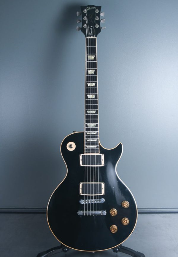 1980 Gibson Les Paul Standard Ebony with EMG s OHSC on Sale