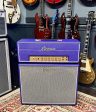 Germino Lead 55 LV Master Volume & Style II 2x12 Cabinet Purple Tolex For Cheap