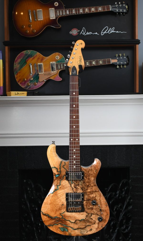 2015 Knaggs Severn Trembuck Tier 3 Spalted Maple Natural Chrysocolla Online