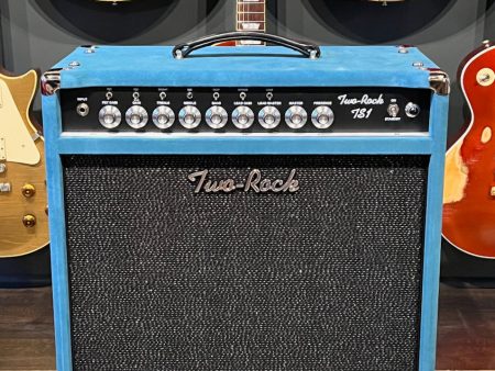 Two Rock TS-1 50 Watt 1x12 Combo Medium Blue Suede For Cheap