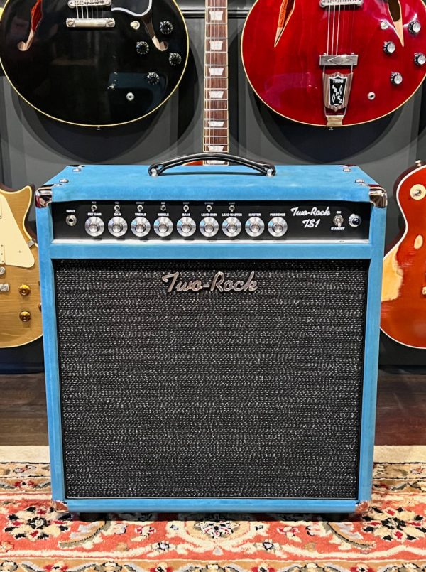 Two Rock TS-1 50 Watt 1x12 Combo Medium Blue Suede For Cheap