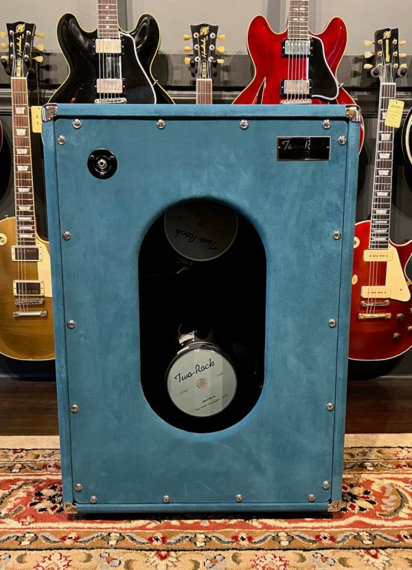 Two Rock Classic Reverb 100 50 Watt Head & 2x12 Set Medium Blue Suede Online