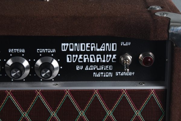 2019 Amplified Nation Wonderland Overdrive 50 Watt Head Dark Brown Suede Fashion