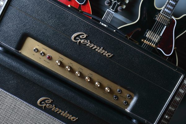 Germino Lead 55 LV Master Volume & Style I 2x12 Cabinet Black Tolex Supply