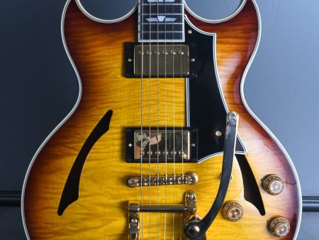 2018 Gibson Johnny A Bigsby Sunset Glow OHSC Online Sale