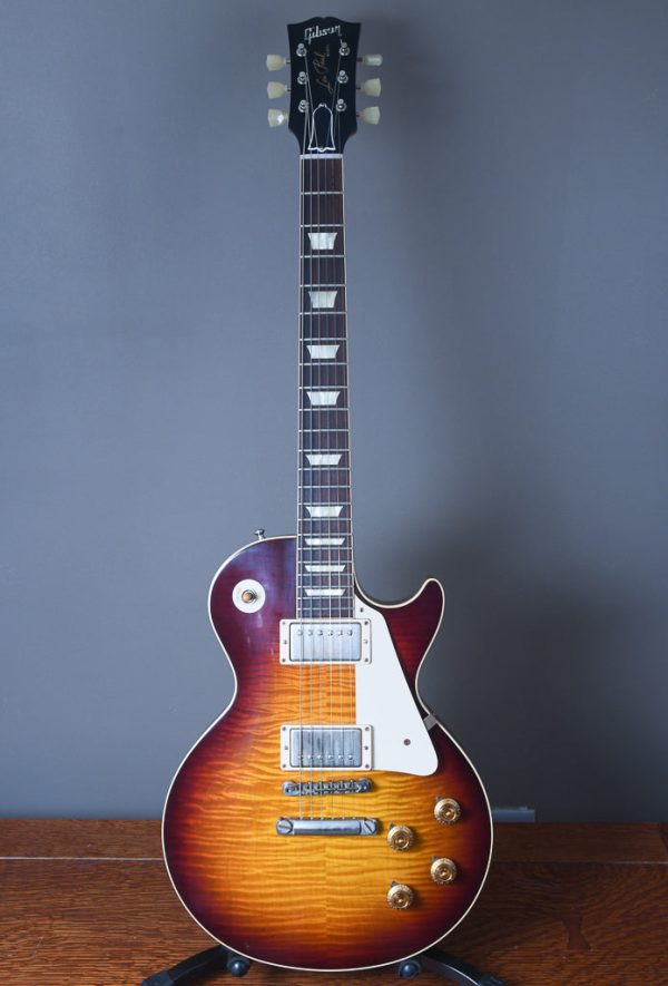 2014 Gibson 1959 Les Paul Standard Reissue R9 Bourbon Burst OHSC For Sale