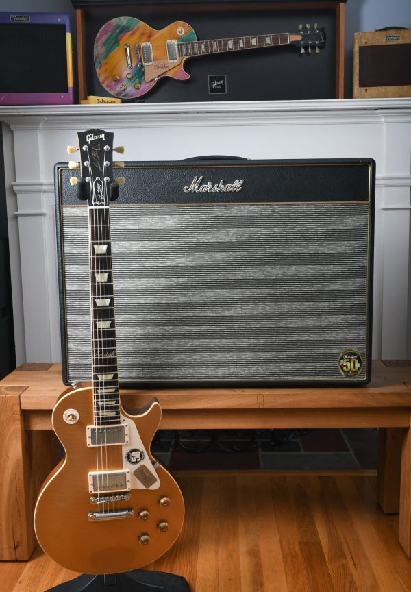 2012 Gibson R7 Tom Murphy Aged 1957 Goldtop & 50th Ann. Marshall Bluesbreaker Set Online Sale