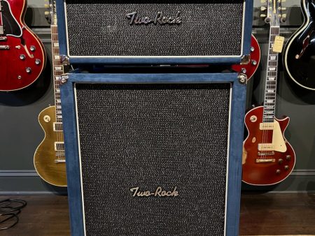 Two Rock Traditional Clean 100 50 Denim Blue Suede & 2x12 Cabinet Online Hot Sale