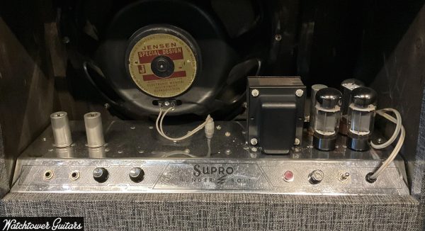 1966 Supro S6420 Thunderbolt 1x15 Combo Fawn Tolex For Cheap