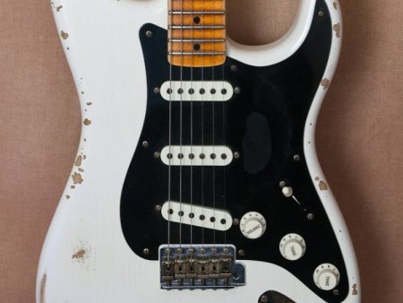 2015 Fender Custom Shop LTD Ancho Poblano Stratocaster Olympic White For Cheap