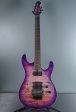 2019 Ernie Ball Music Man SM-Y2D Steve Morse Purple Sunset Quilt w   Matching Headstock Sale