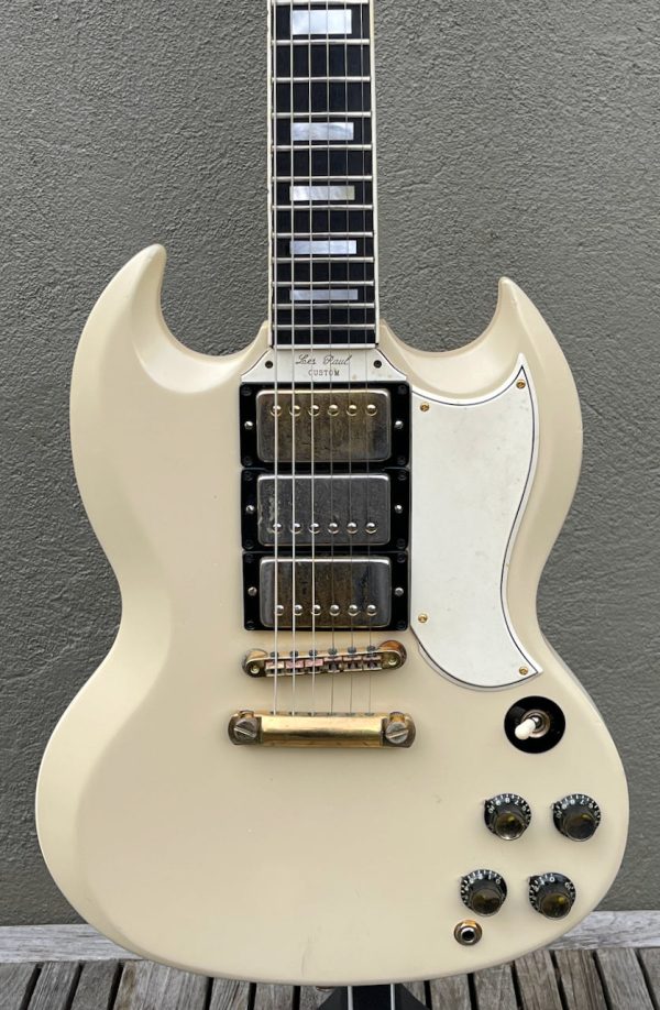 1962 Gibson SG Custom Polaris White - Player Vintage Online Sale