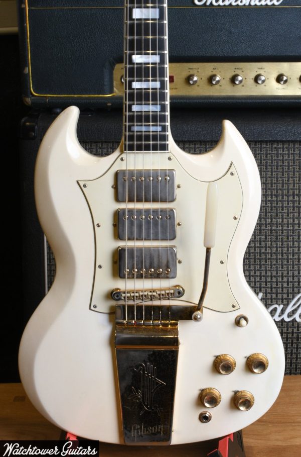 1969 Gibson SG Custom Polaris White - Player Vintage Online