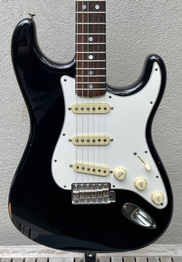 2015 Fender Custom Shop 1970 Stratocaster light Relic Black, Josefina pickups Online Sale