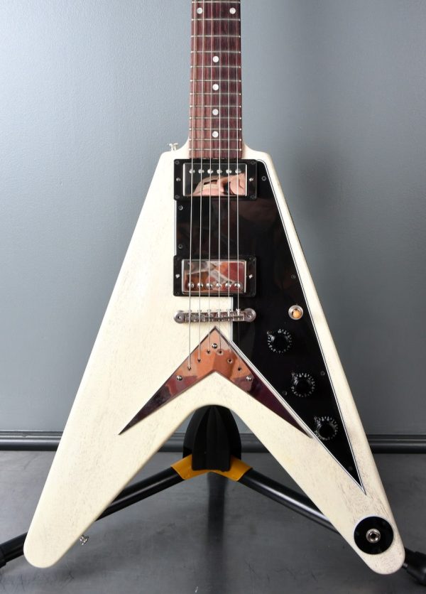 2017 Gibson 1959 Flying V Custom Color Trans White For Discount