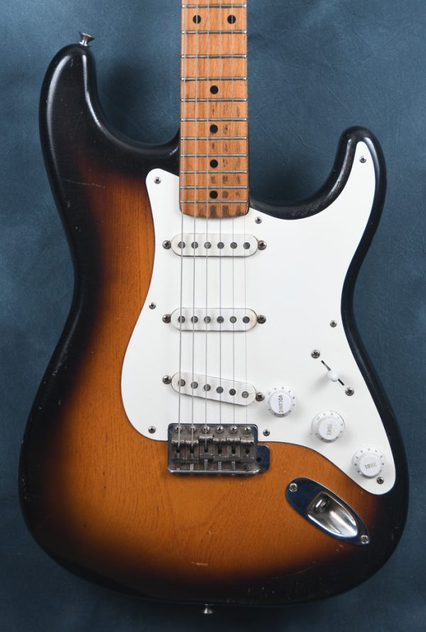 1955 Fender Stratocaster Two Tone Sunburst For Discount