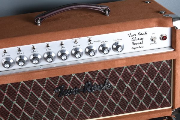 2020 Two Rock Classic Reverb 100 50 Watt Head & 2x12 Set Tobacco Suede Vox Cloth Online