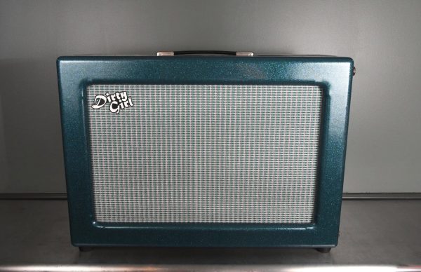 Dirty Girl Vintage Blue Sparkle Tolex with WGS Speakers Online Sale